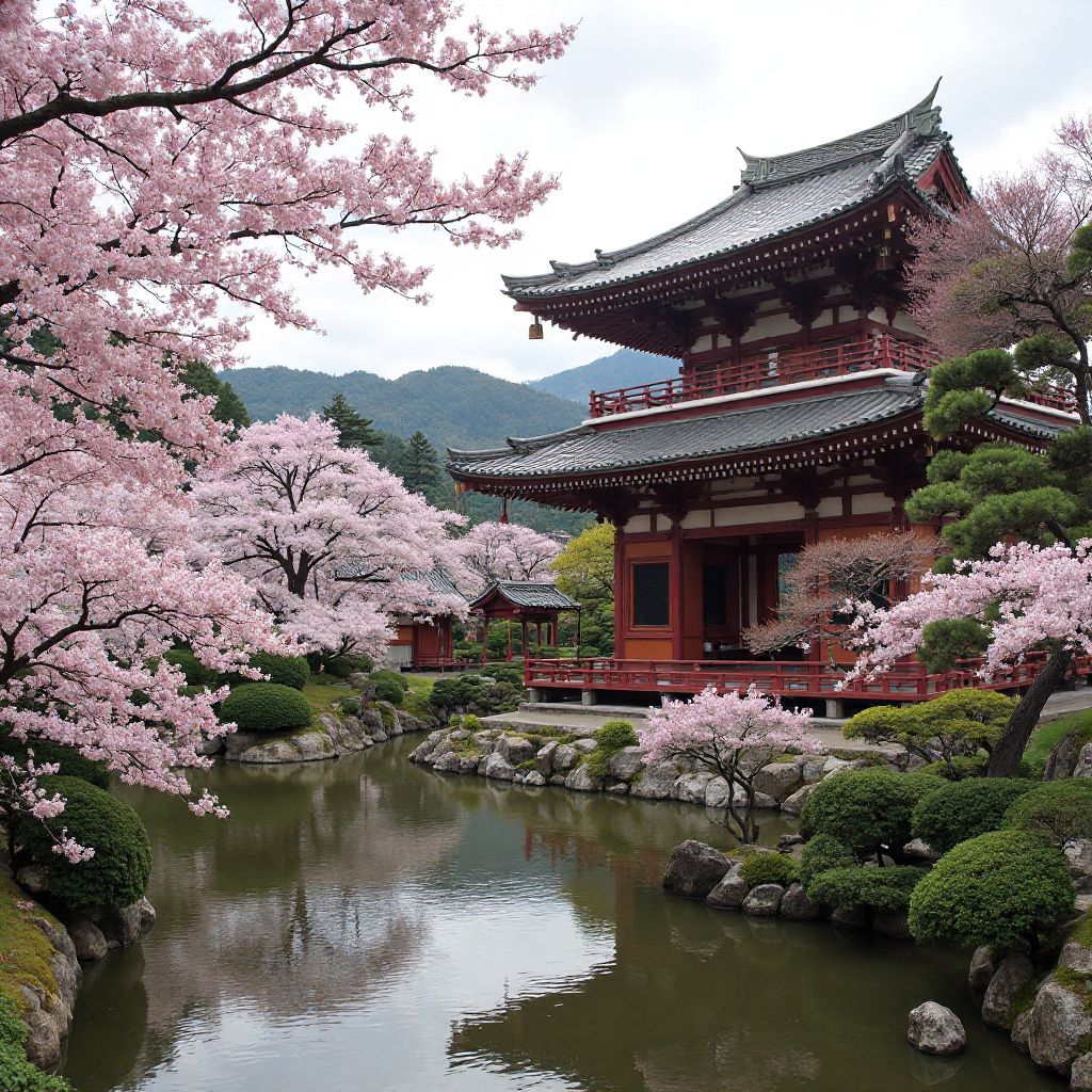 Asiatischer Tempel Kyoto