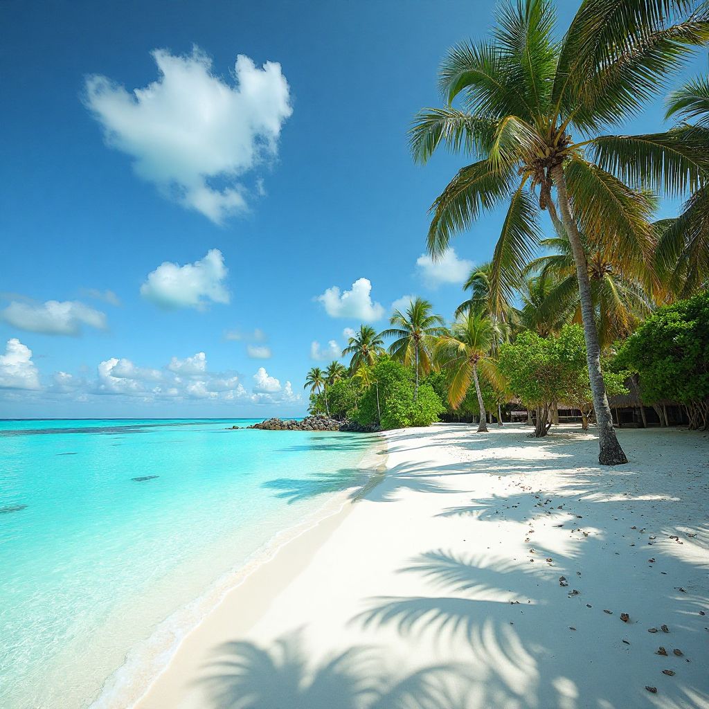 Exotischer Strand Malediven